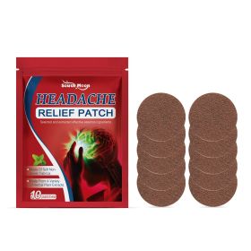 Headache Soothing Cream Body Care Acupoint Patch (Option: Headache Soothing Paste-Ten Pcs)